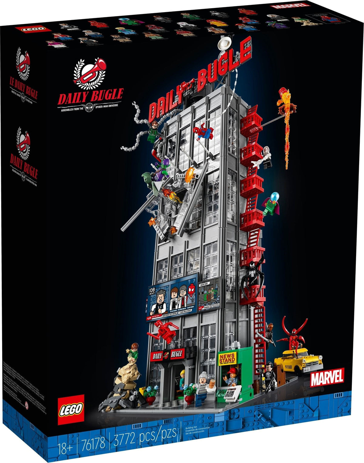Used LEGO Marvel Sets: Daily Bugle, Avengers Tower and Collector Builds