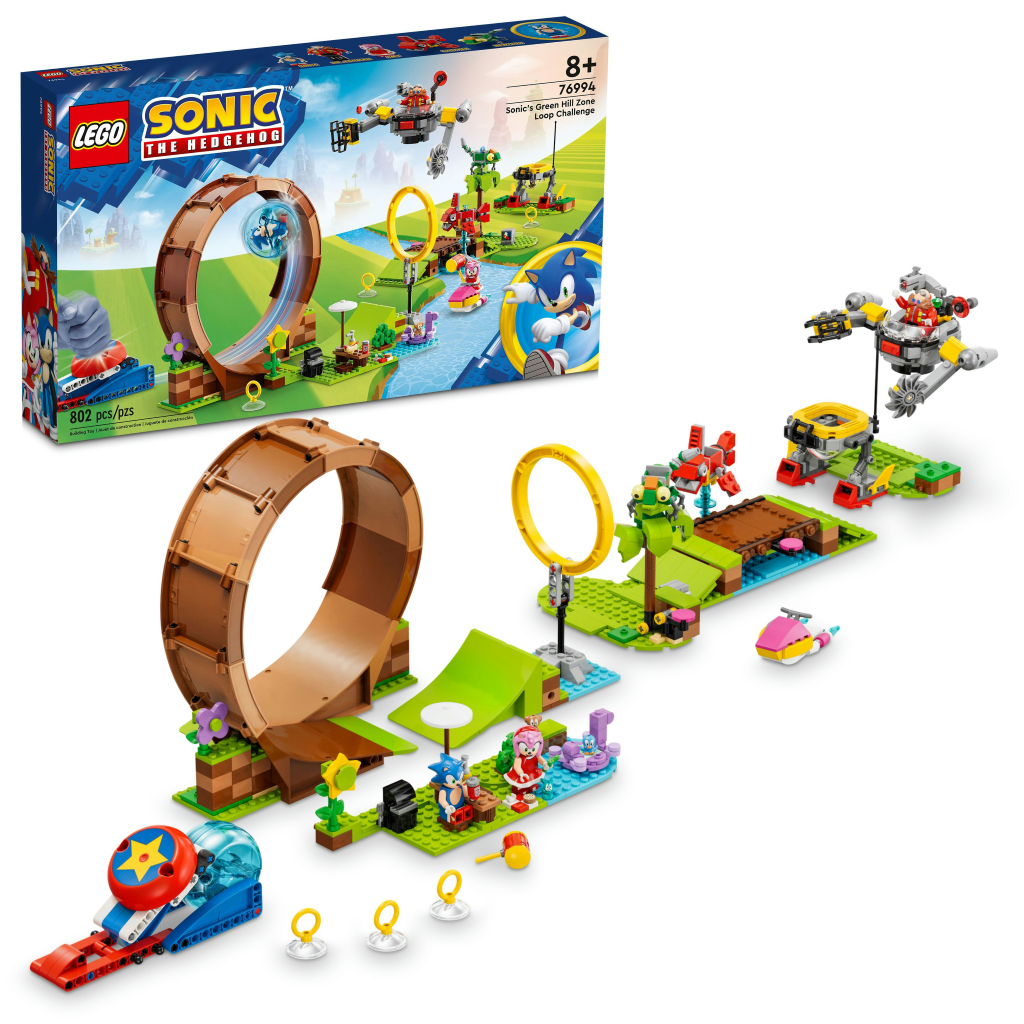 LEGO 76994 Sonic's Green Hill Zone Loop Challenge – Like New | Grade A