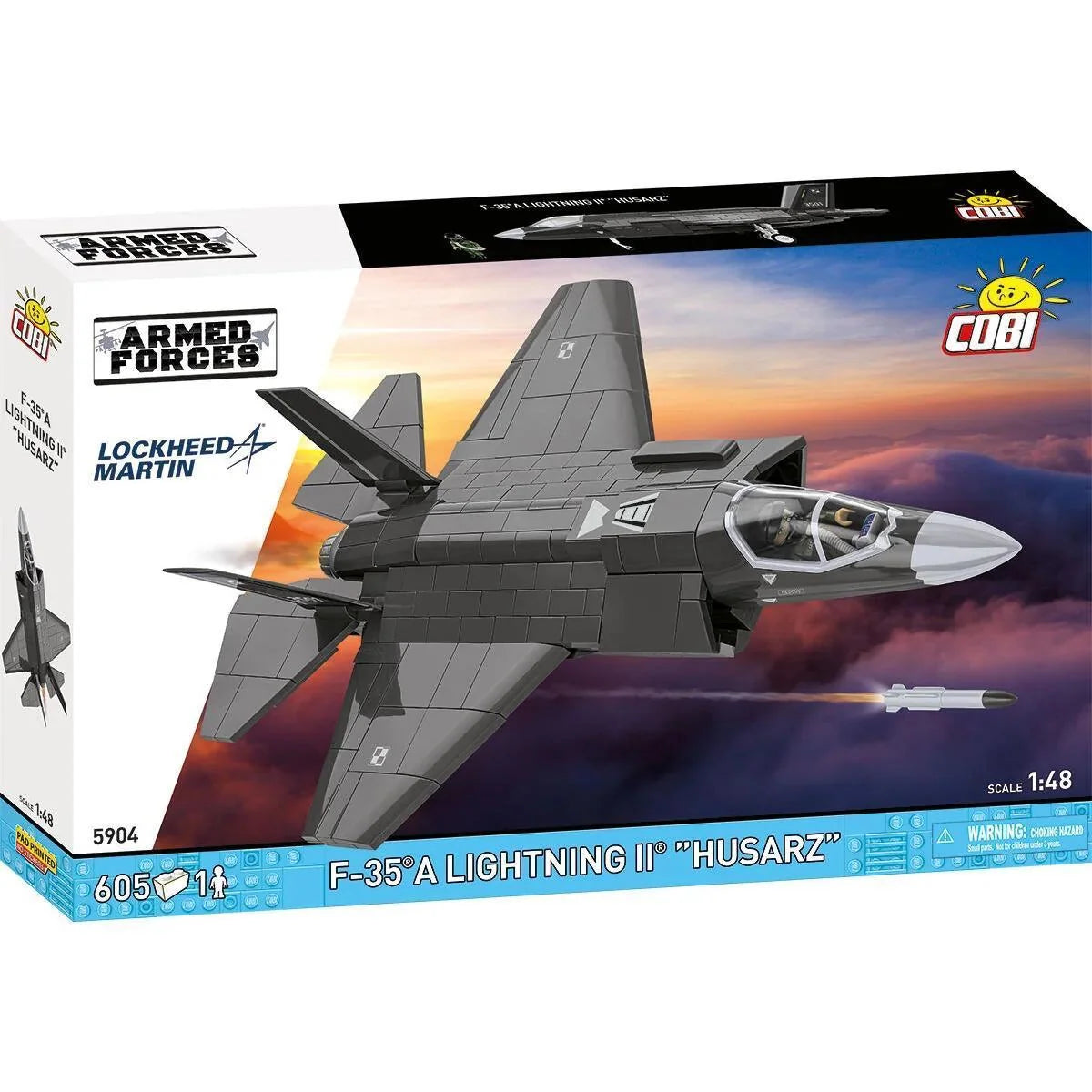 COBI-5904 F-35A Lightning II "Husarz" Fighter Jet – Like New | Grade A