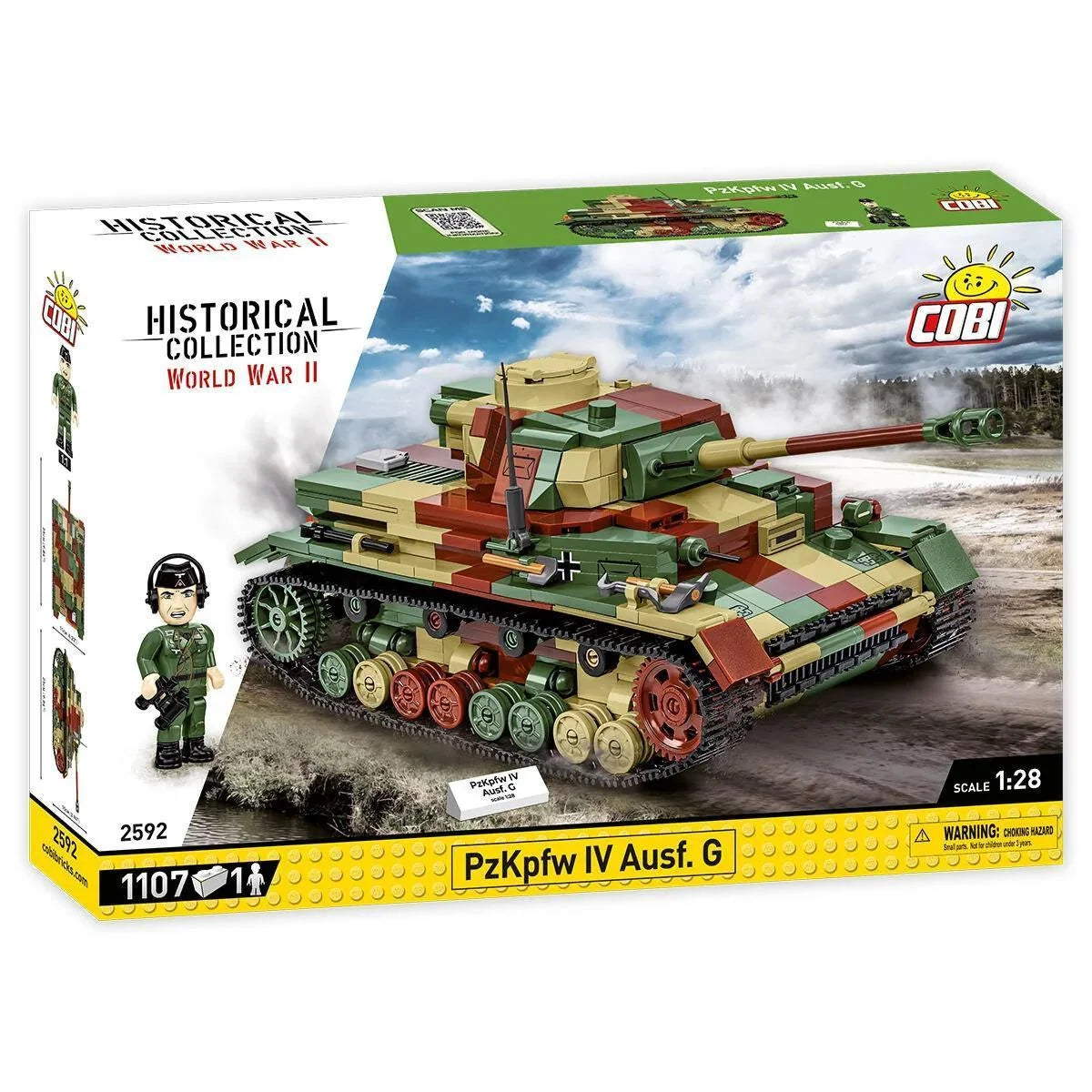 COBI-2592 PanzerKampfWagen IV Ausf. G Tank – Like New | Grade A