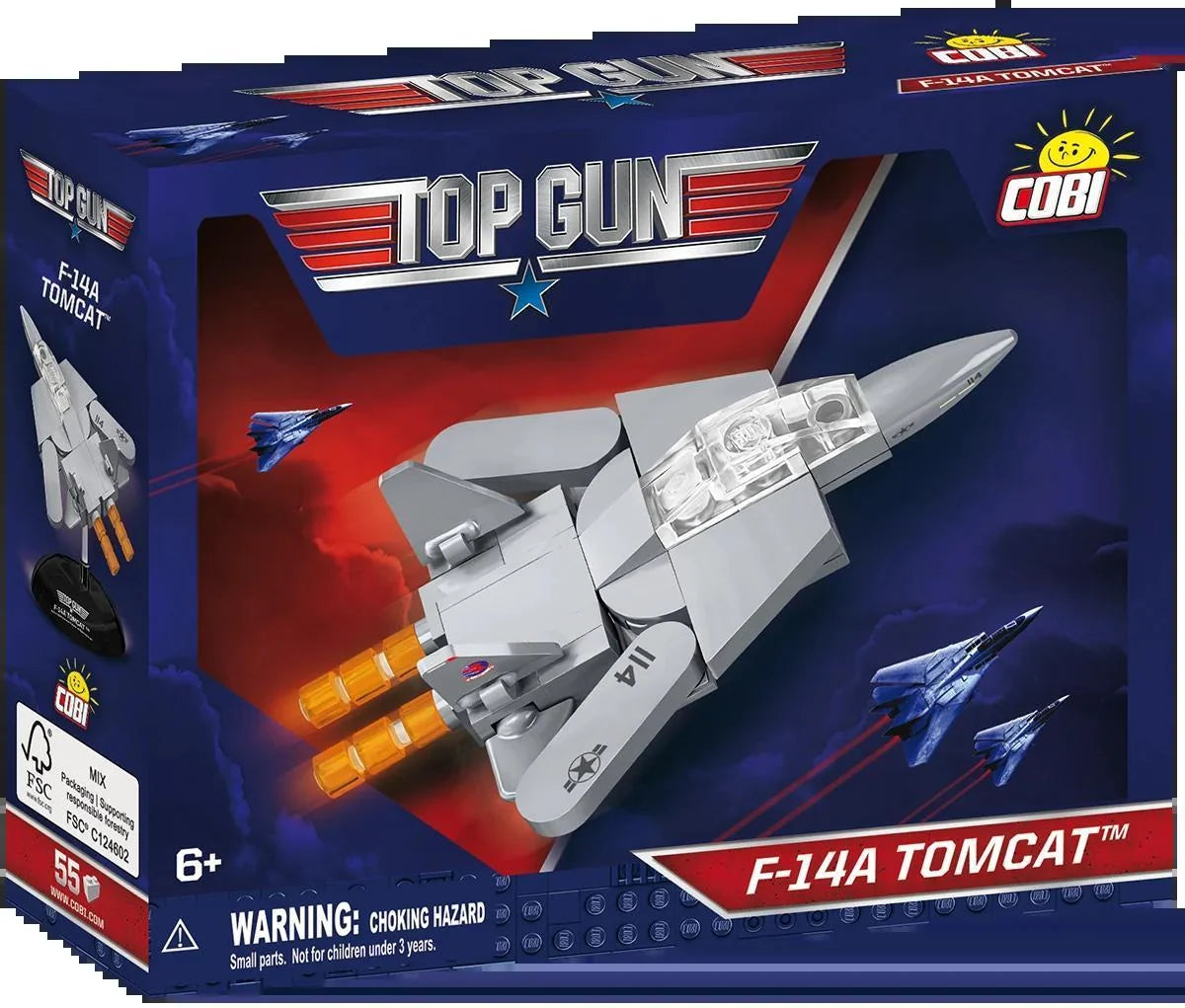 COBI-5923 TOP GUN F-14A Tomcat Fighter 1:300 Scale – Like New | Grade A