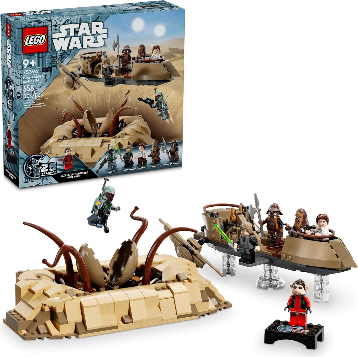 LEGO 75396 Desert Skiff & Sarlacc Pit – Like New | Grade A