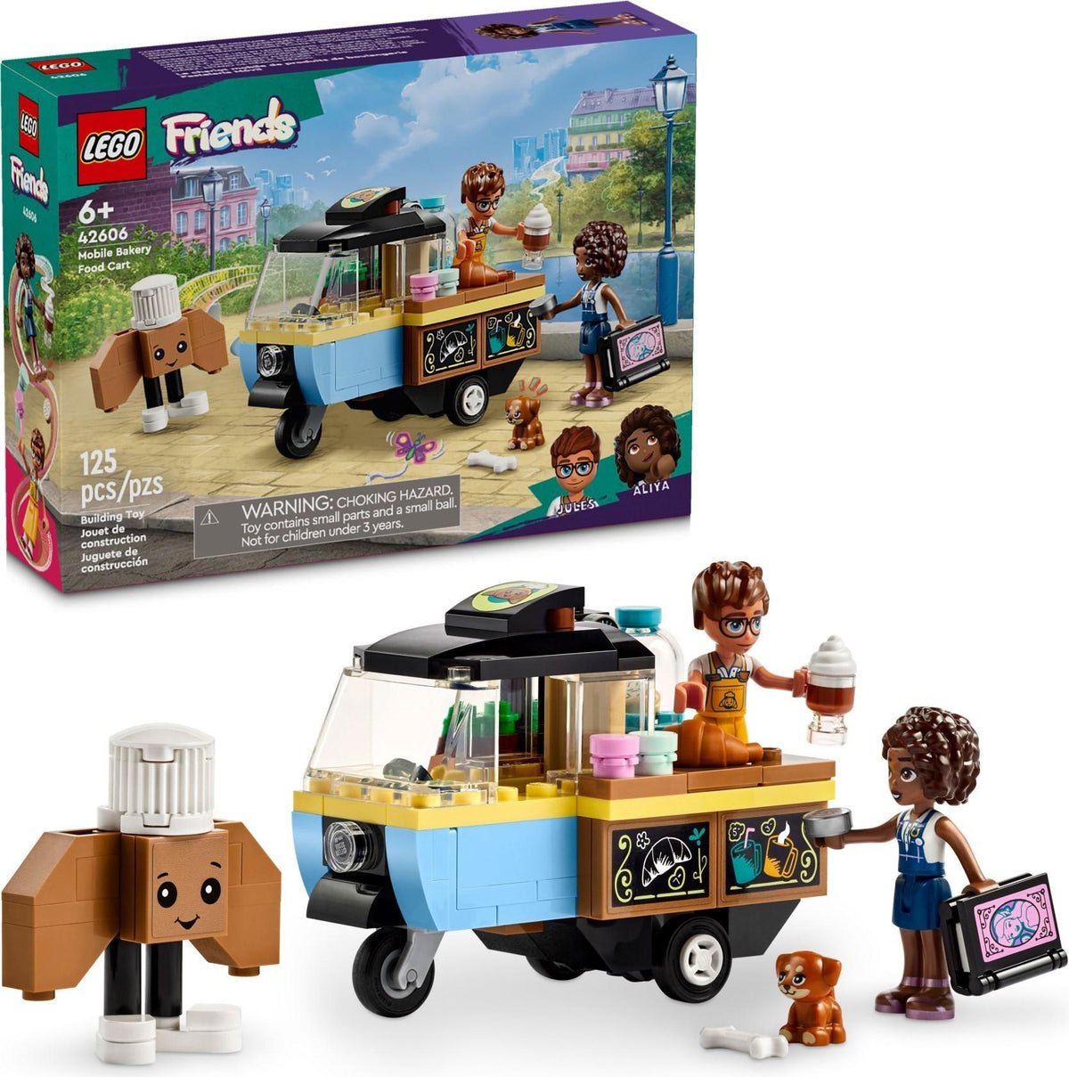 LEGO 42606 Le chariot de boulangerie mobile – Comme neuf | Grade A
