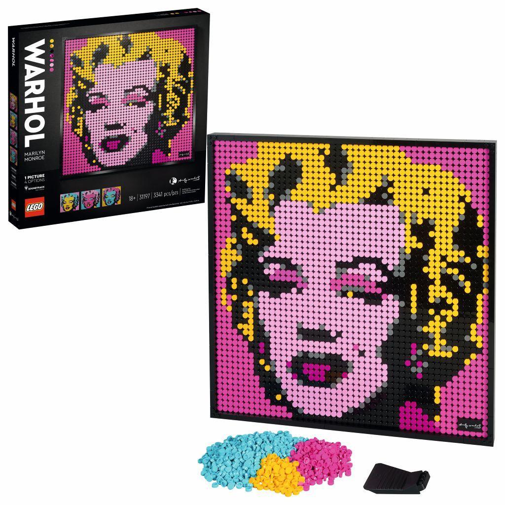 LEGO 31197 Andy Warhol's Marilyn Monroe – Imperfect Box | Grade A