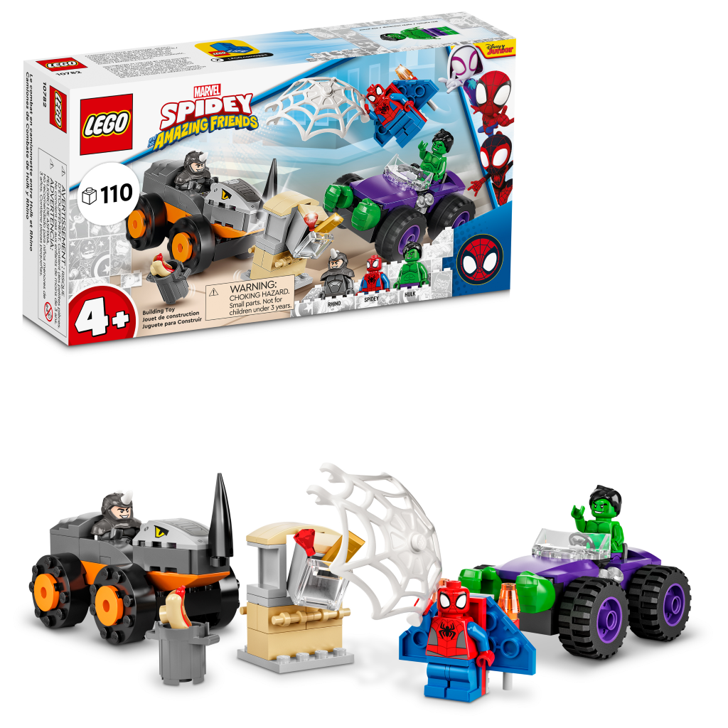LEGO 10782 Hulk vs. Rhino Truck Showdown – Like New | Grade A