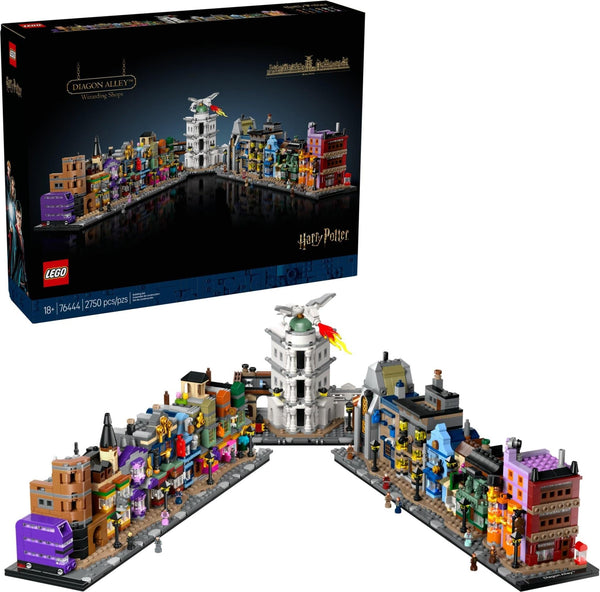 LEGO 76444 Diagon Alley Wizarding Shops – Like New | Grade A