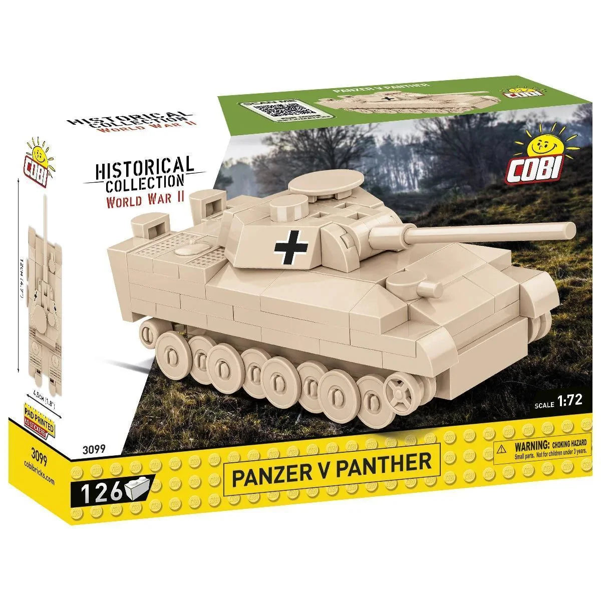 COBI-3099 Panzer IV Ausf. J Tank 1:72 Scale – Like New | Grade A