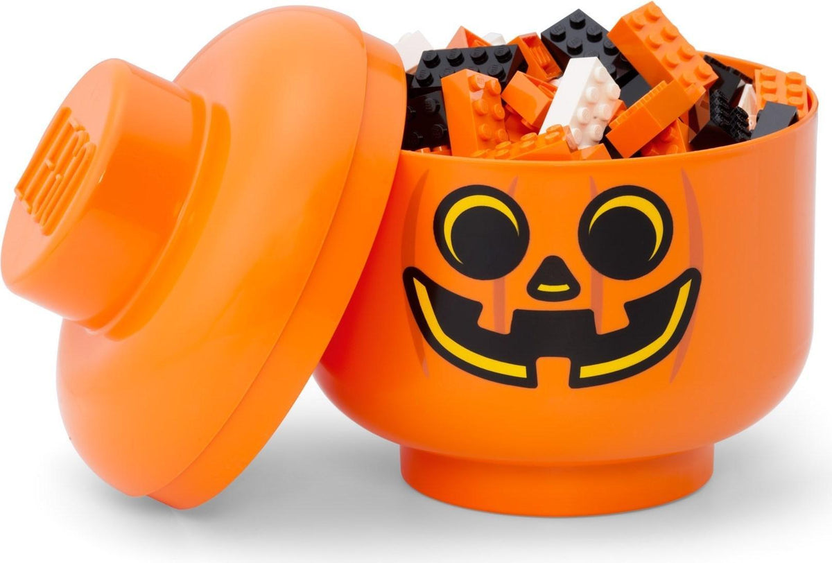LEGO 5006590 Small Pumpkin Storage Head – Like New | Grade A
