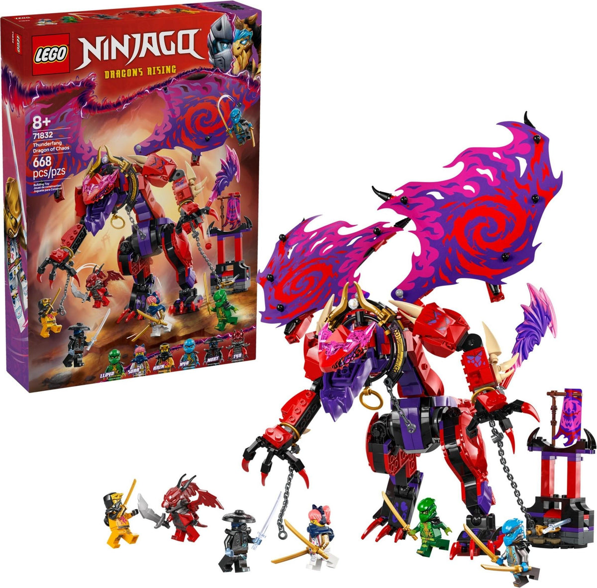 LEGO 71832 Thunderfang Dragon of Chaos – Like New | Grade A