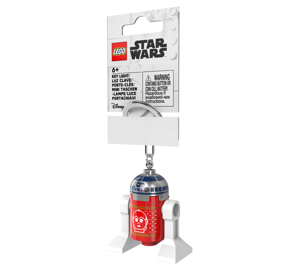LEGO LGL-KE250H Porte-clés lumineux R2-D2 pull de Noël – Comme neuf | Grade A