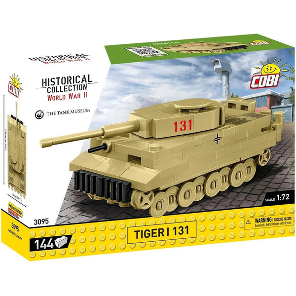 COBI-3095 Tiger I 131 Tank 1:72 Scale – Like New | Grade A