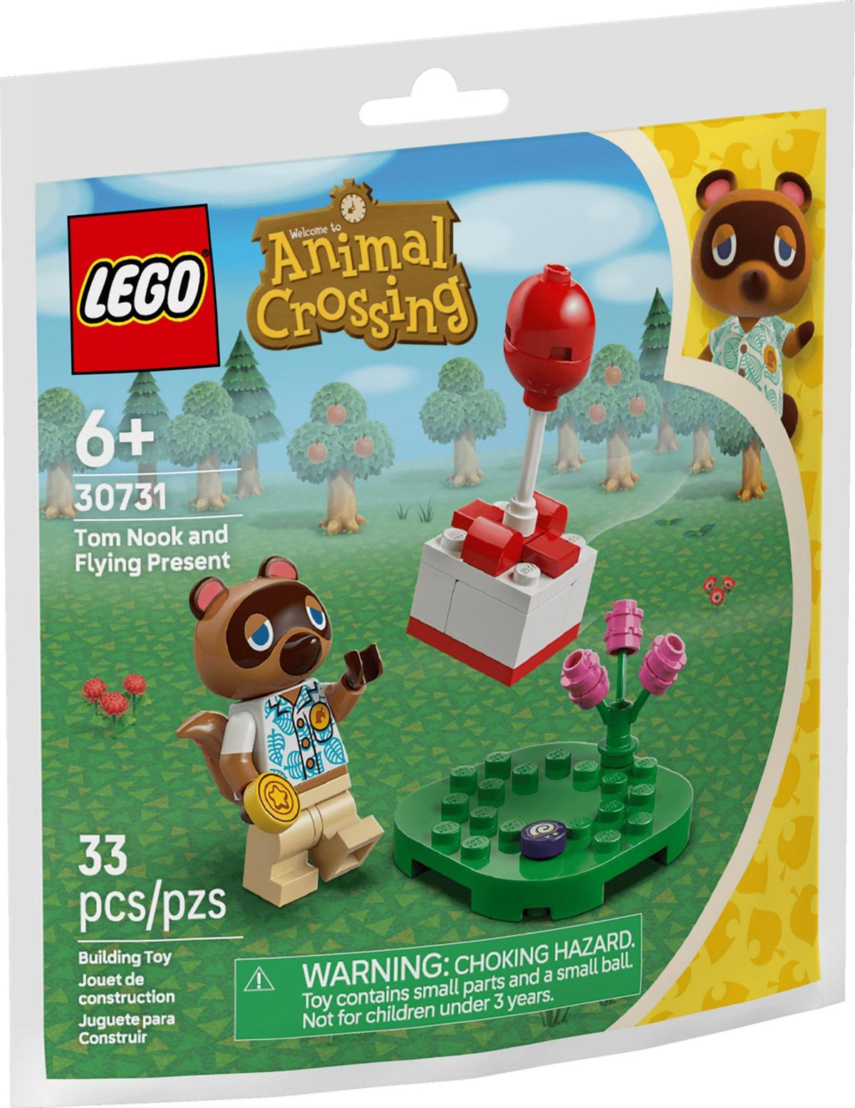 LEGO 30731 Tom Nook and Flying Present – Like New | Grade A