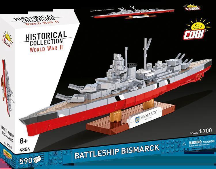 COBI-4854 German Battleship Bismarck – Like New | Grade A