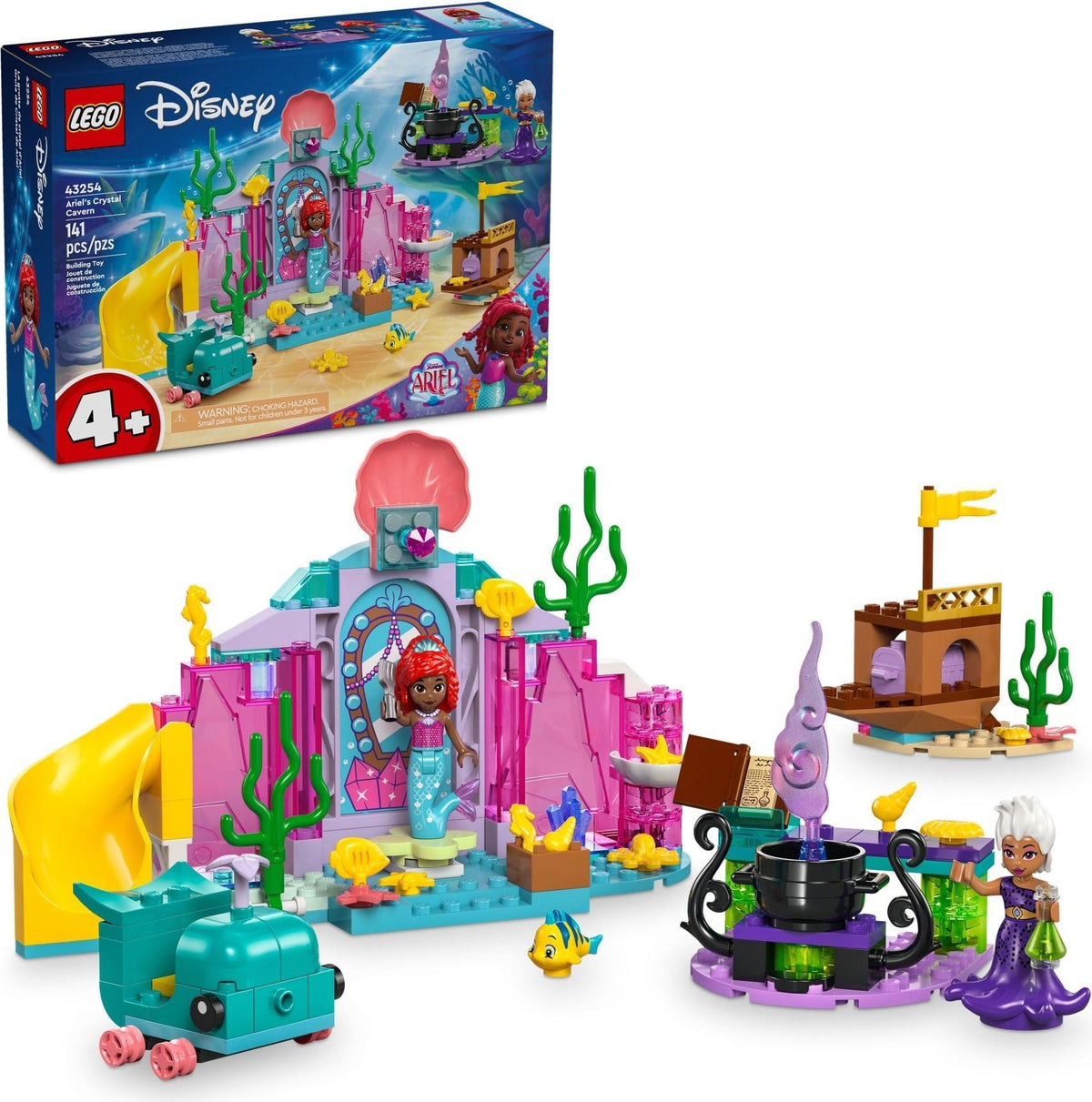LEGO 43254 La grotte de cristal d'Ariel – Comme neuf | Grade A