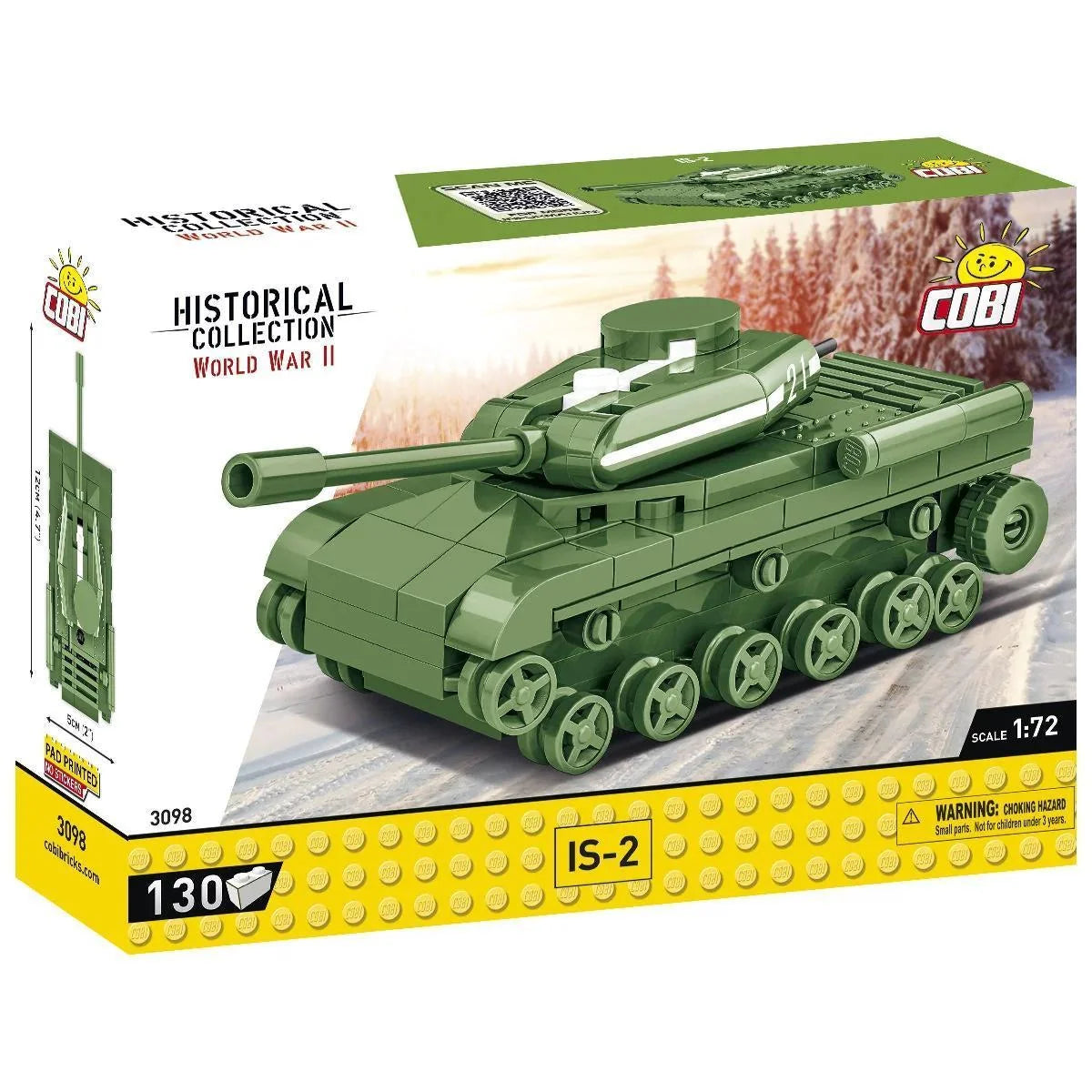COBI-3098 IS-2 Tank 1:72 Scale – Like New | Grade A
