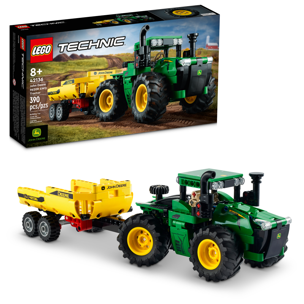 LEGO 42136 John Deere 9620R 4WD Tractor – Used | Grade A