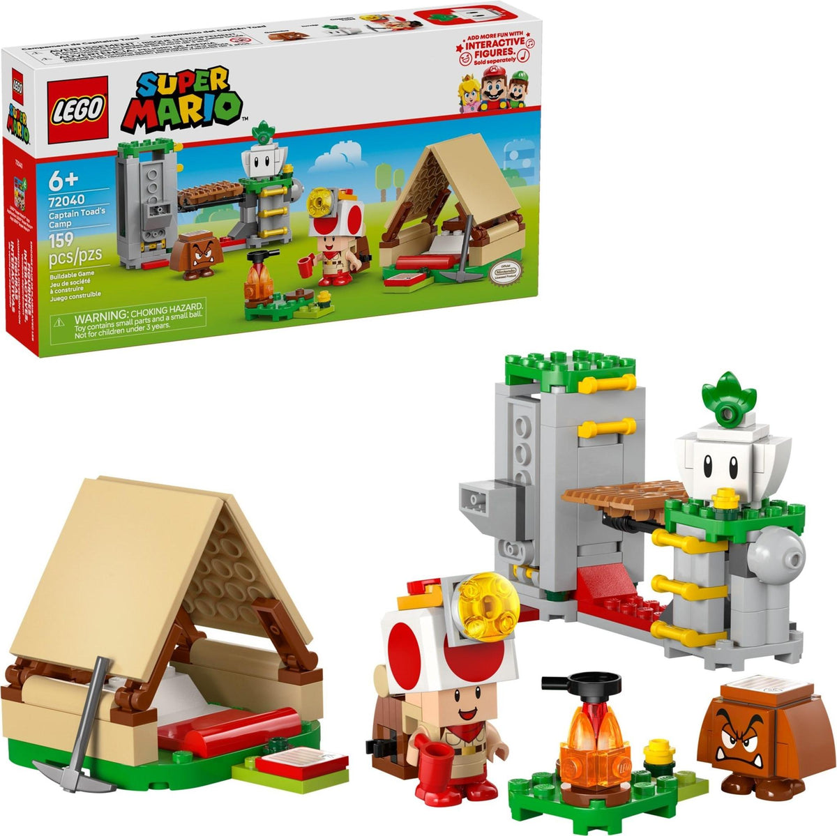 LEGO 72040 Captain Toad's Camp – Like New | Grade A