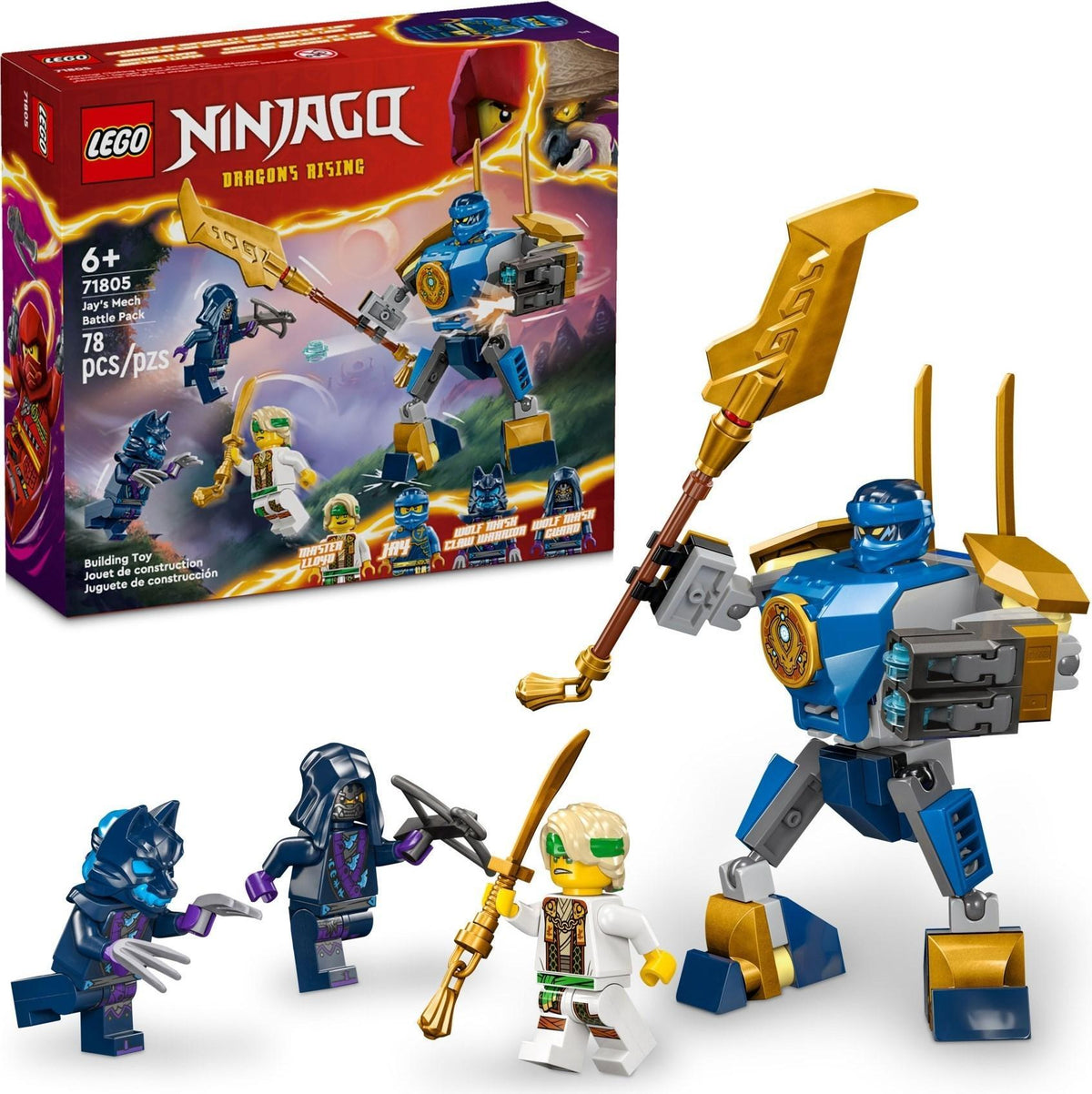 LEGO 71805 Jay's Mech Battle Pack – Like New | Grade A
