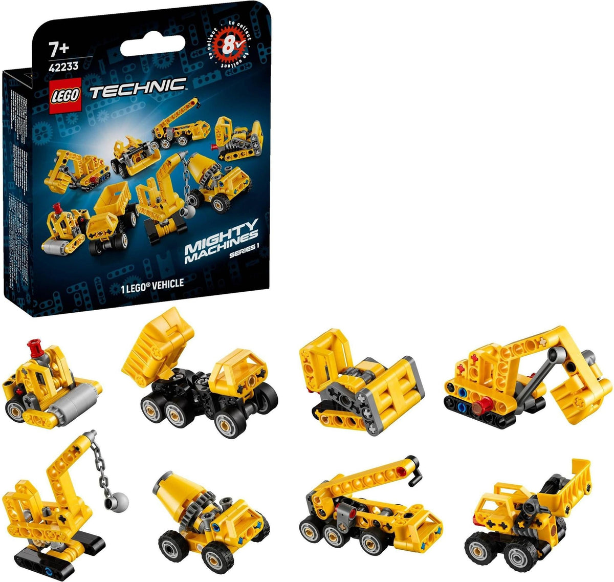 LEGO 42233 Mighty Machines Series 1 Mystery box – Like New | Grade A