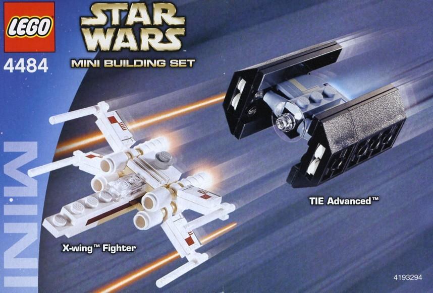 LEGO 4484 X-wing Fighter & TIE Advanced – Used | Grade A