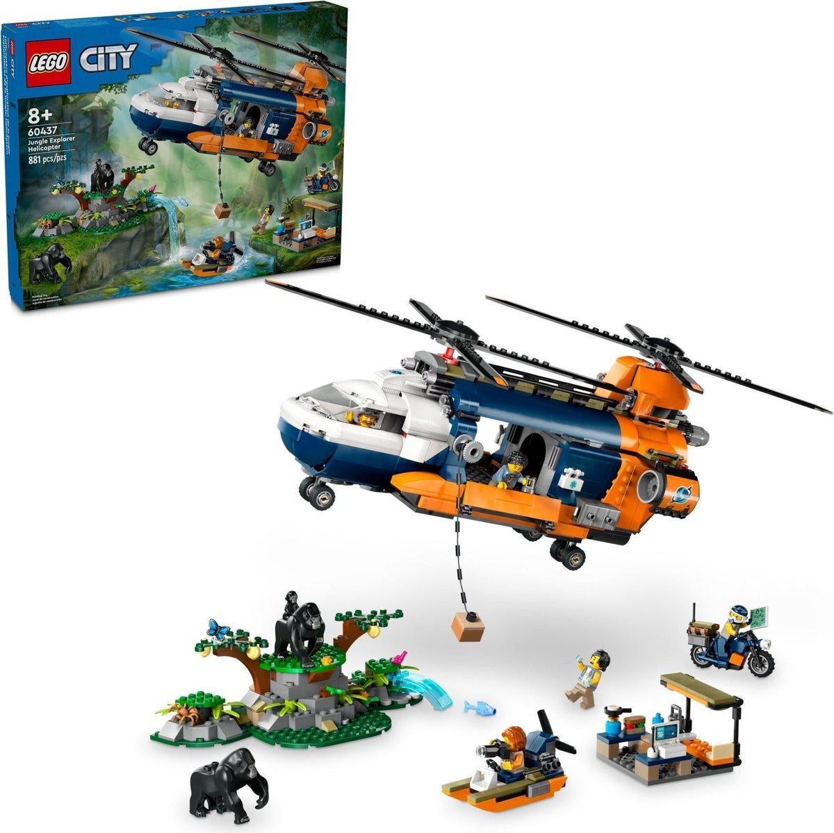 LEGO 60437 Jungle Explorer Helicopter – Like New | Grade A