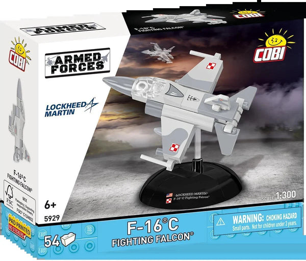 COBI-5929 F-16C Fighting Falcon Polish Fighter 1:300 Scale – Like New | Grade A
