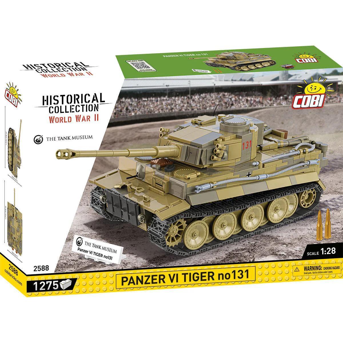 COBI-2588 Tank Museum Panzer Tiger VI No. 131 Tank – Like New | Grade A