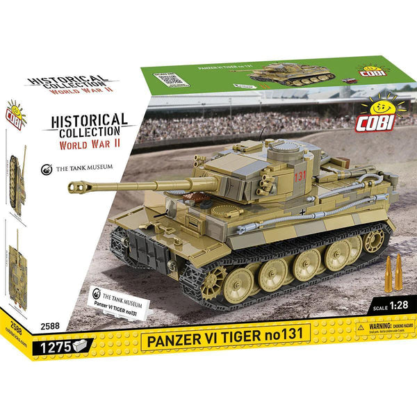 COBI-2588 Tank Museum Panzer Tiger VI No. 131 Tank – Like New | Grade A