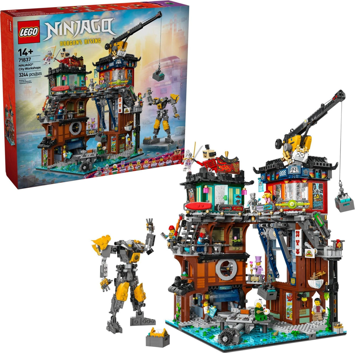 LEGO 71837 Les ateliers de NINJAGO City – Comme neuf | Grade A