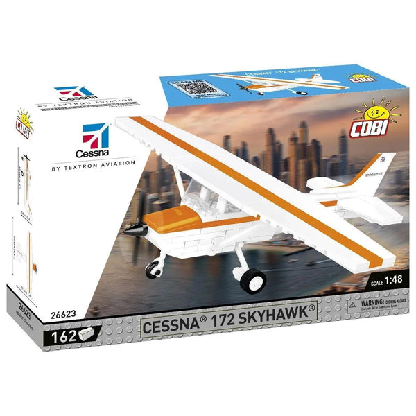 COBI-26623 Cessna 172 Skyhawk Aircraft (Orange) – Like New | Grade A