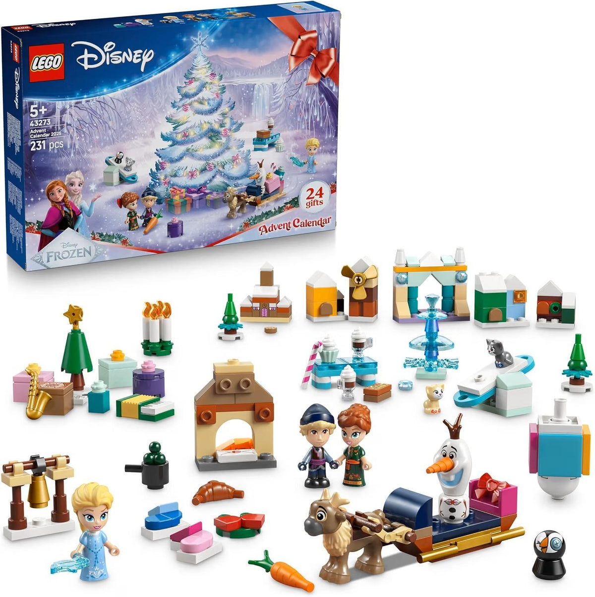 LEGO 43273 Calendrier de l'Avent La Reine des neiges 2025 – Comme neuf | Grade A
