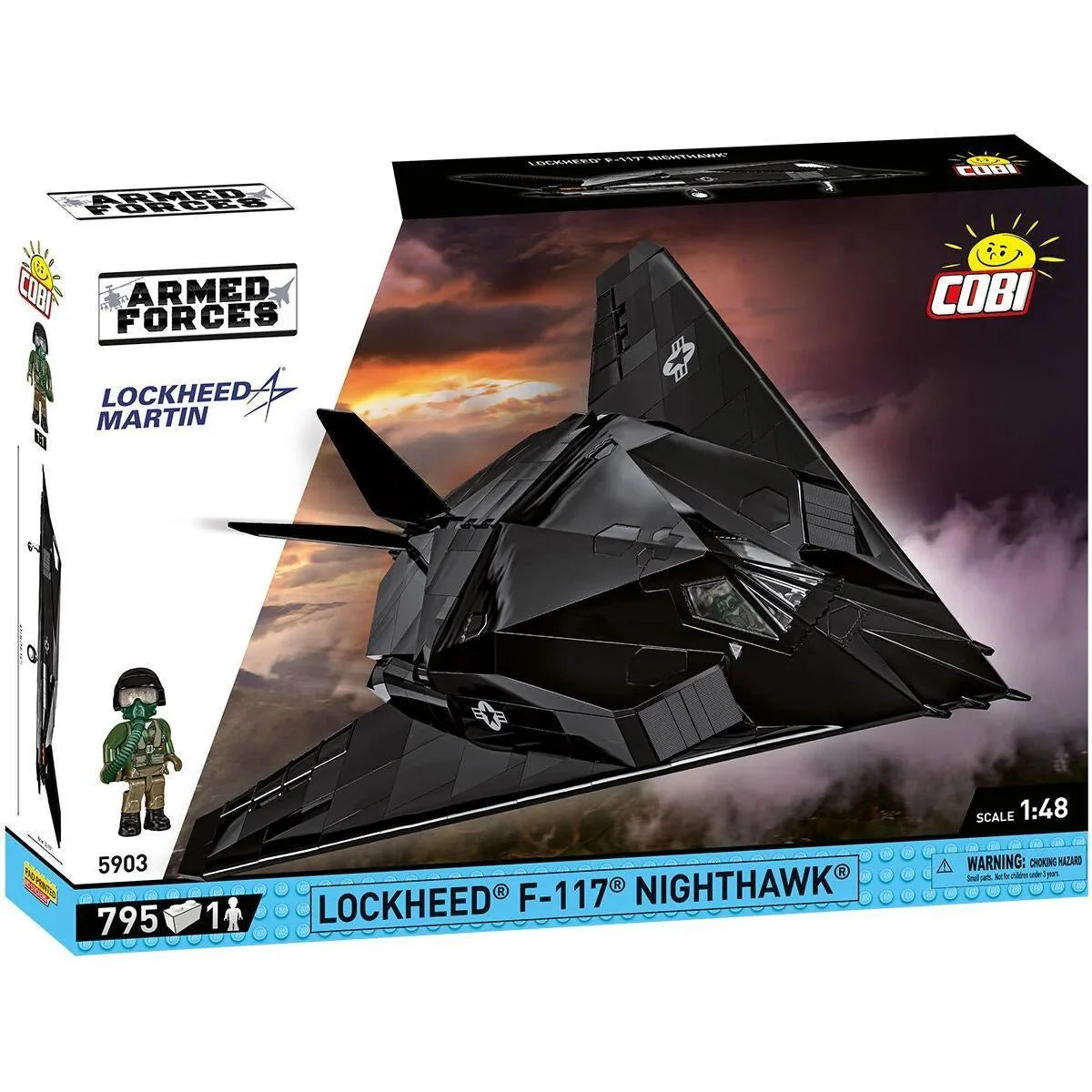 COBI-5903 F-117 Nighthawk Stealth Fighter – Like New | Grade A