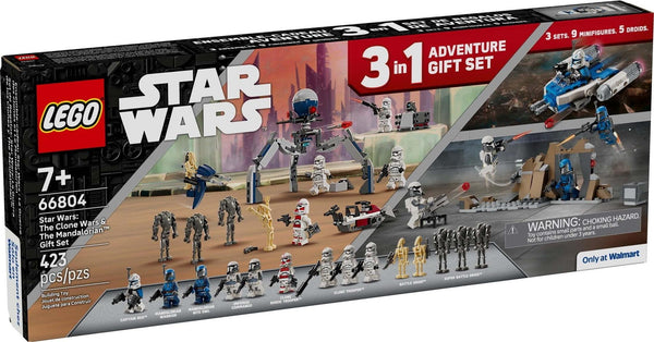 LEGO 66804 Star Wars: The Clone Wars and The Mandalorian Gift Set – Like New | Grade A