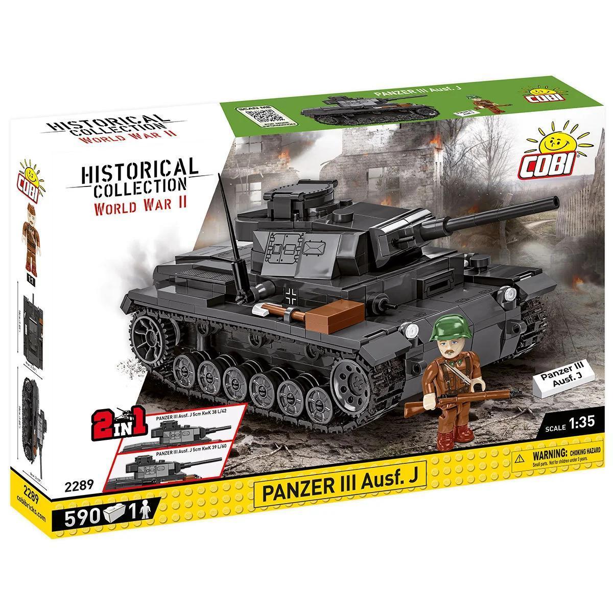 COBI-2289 Panzer III Ausf. J Tank – Like New | Grade A