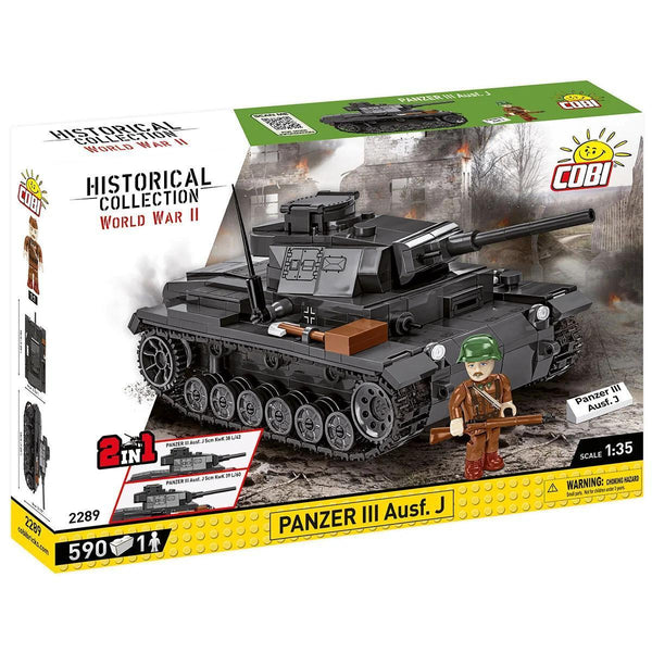 COBI-2289 Panzer III Ausf. J Tank – Like New | Grade A