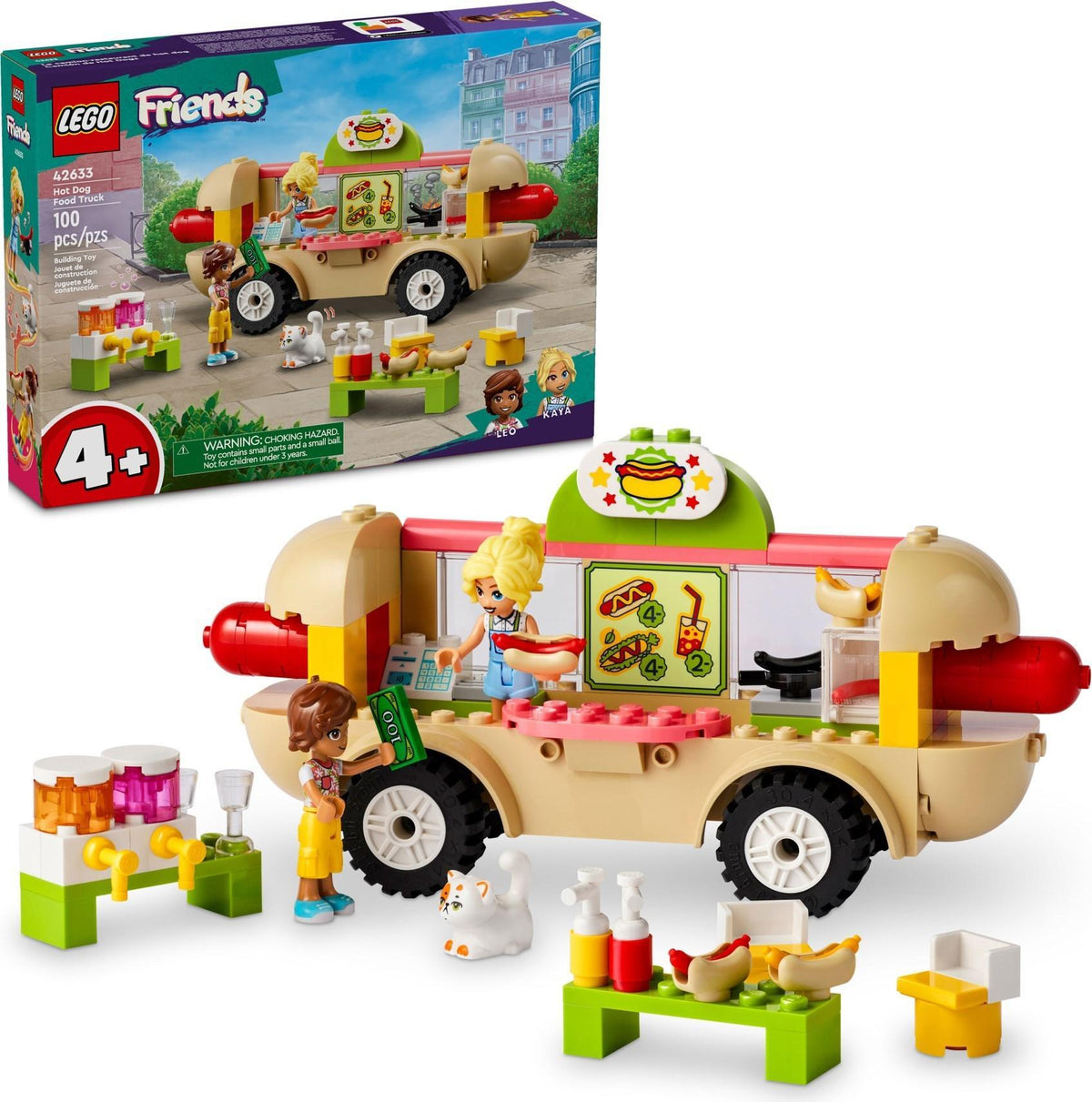 LEGO 42633 Le food truck de hot-dogs – Comme neuf | Grade A