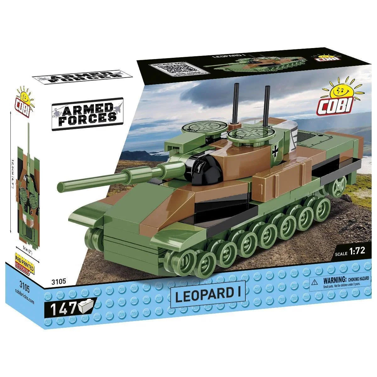 COBI-3105 Leopard I Tank 1:72 Scale – Like New | Grade A