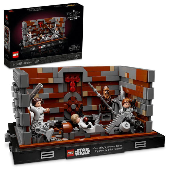 LEGO 75339 Death Star Trash Compactor Diorama – Like New | Grade A