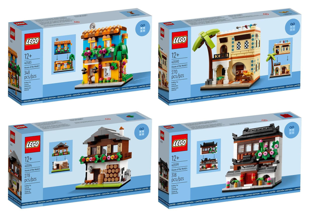 LEGO Houses of the World 1-4 GWP Bundle – Like New | Grade A