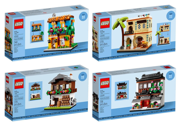 LEGO Houses of the World 1-4 GWP Bundle – Like New | Grade A