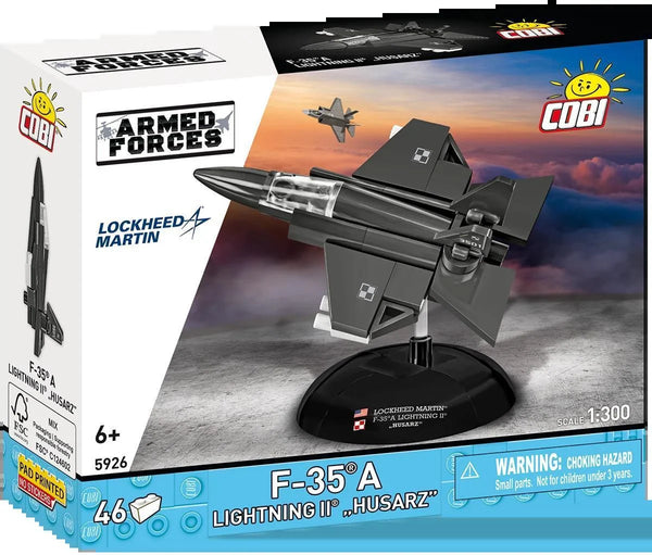 COBI-5926 F-35A Lightning II "Husarz" Fighter 1:300 Scale – Like New | Grade A
