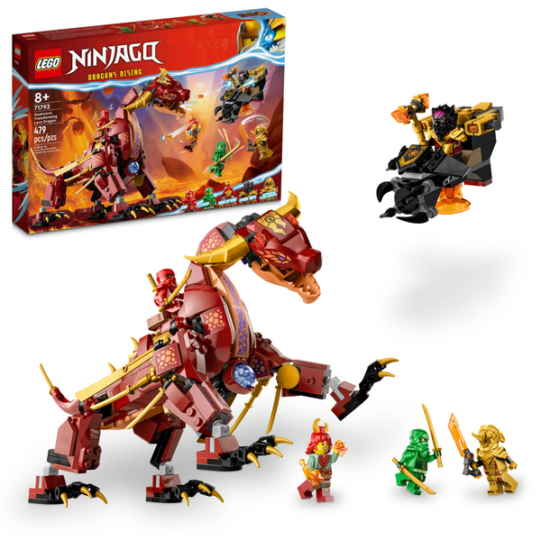 LEGO 71793 Heatwave Transforming Lava Dragon – Like New | Grade A