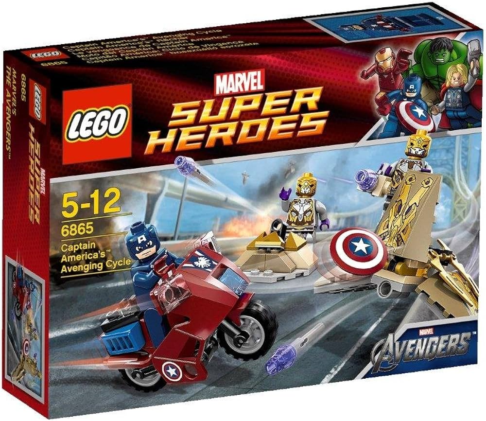LEGO 6865 La moto vengeresse de Captain America – Occasion | Grade A