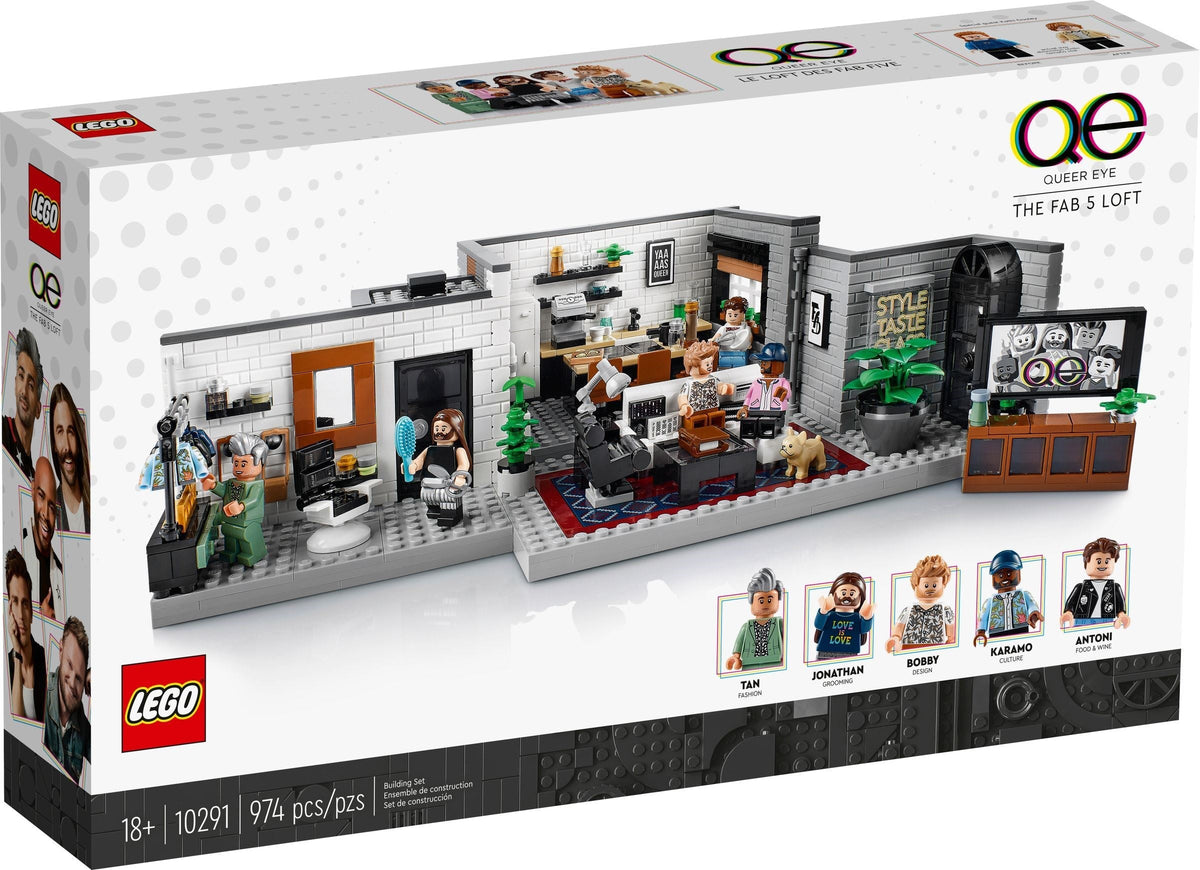 LEGO 10291 Queer Eye: The Fab 5 Loft – Like New | Grade A