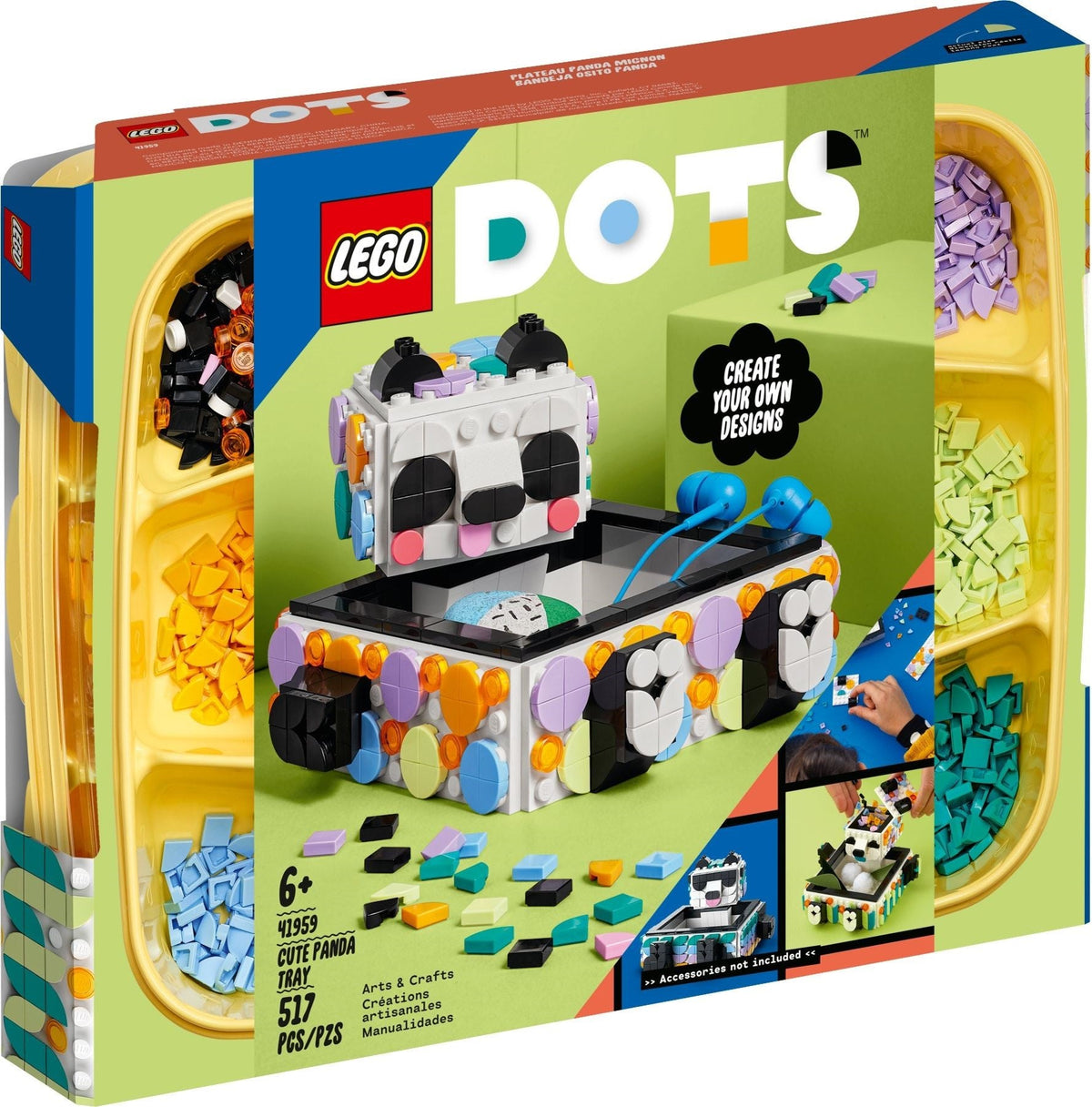 LEGO 41959 Cute Panda Tray – Like New | Grade A