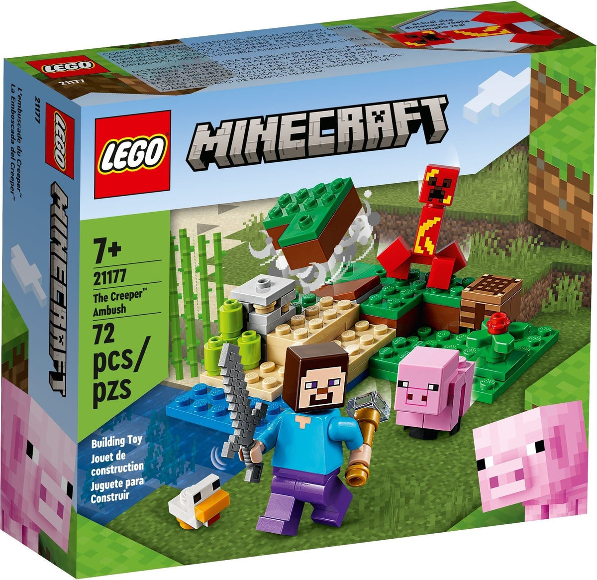 LEGO 21177 L'embuscade du Creeper – Comme neuf | Grade A