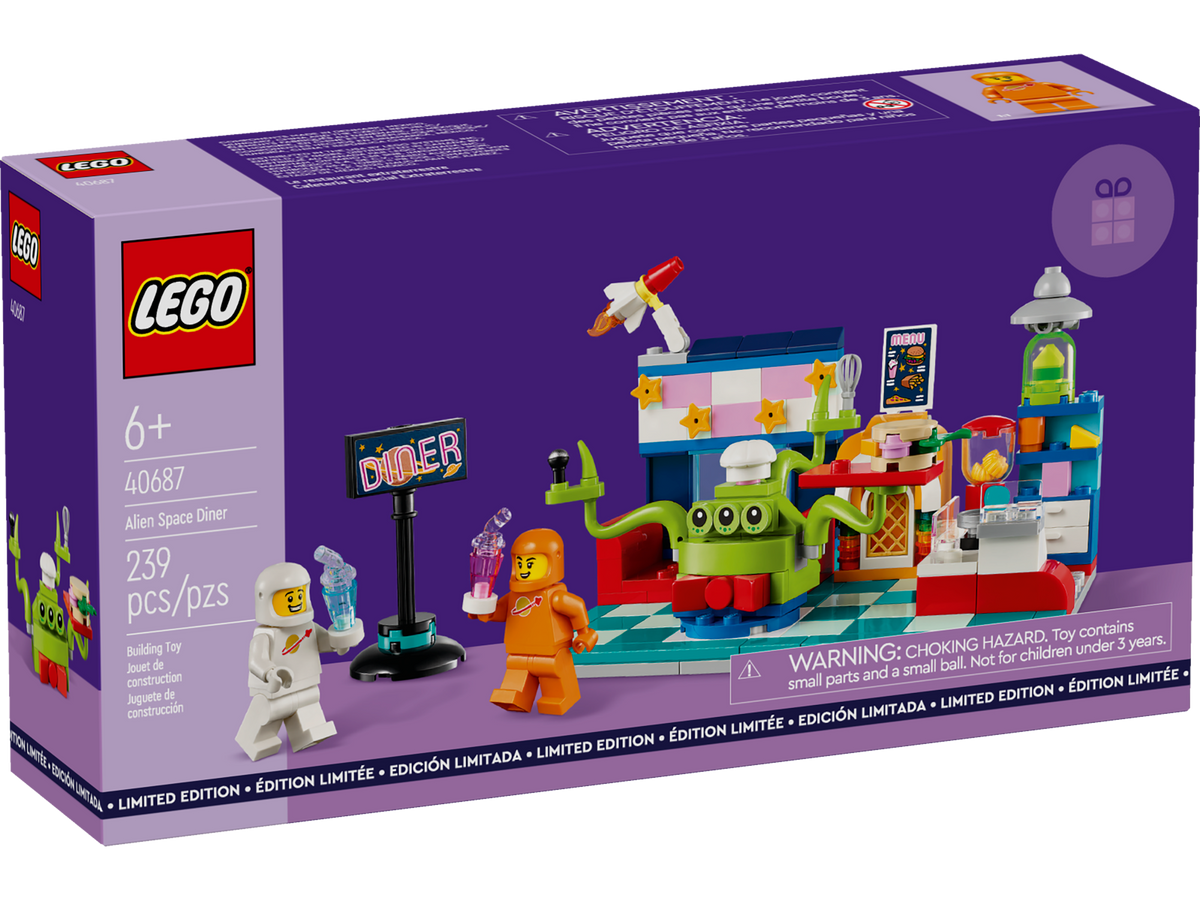 LEGO 40687 Alien Space Diner – Imperfect Box | Grade A
