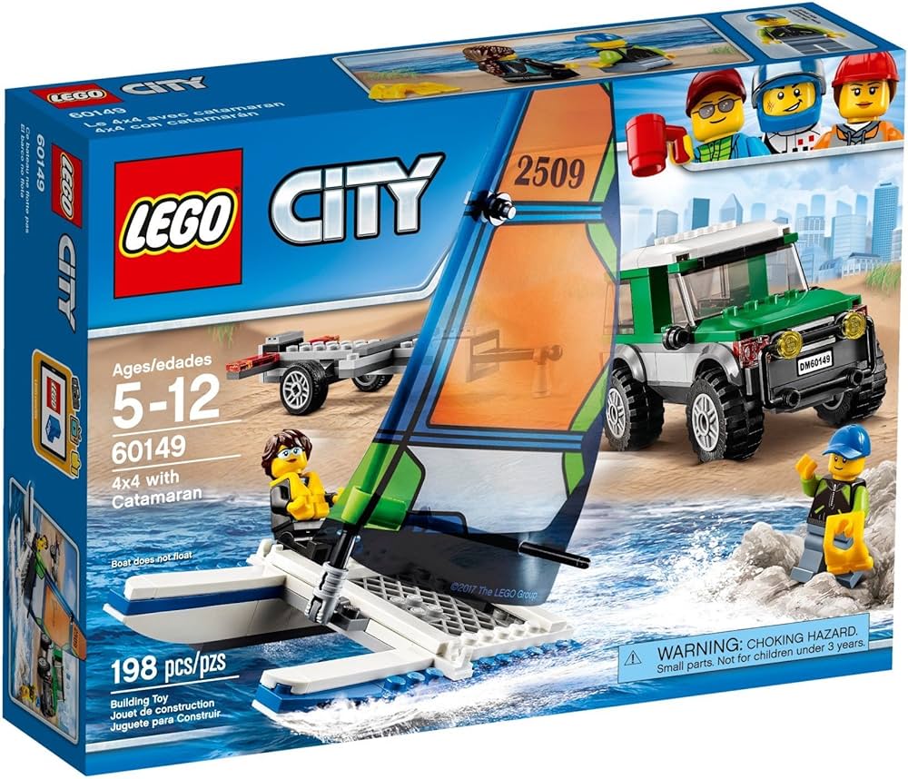 LEGO 60149 4x4 with Catamaran – Like New | Grade A