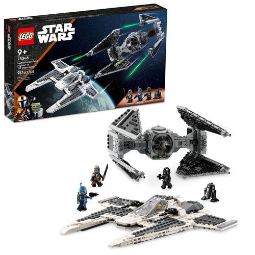 LEGO 75348 Mandalorian Fang Fighter vs TIE Interceptor – Used | Grade A