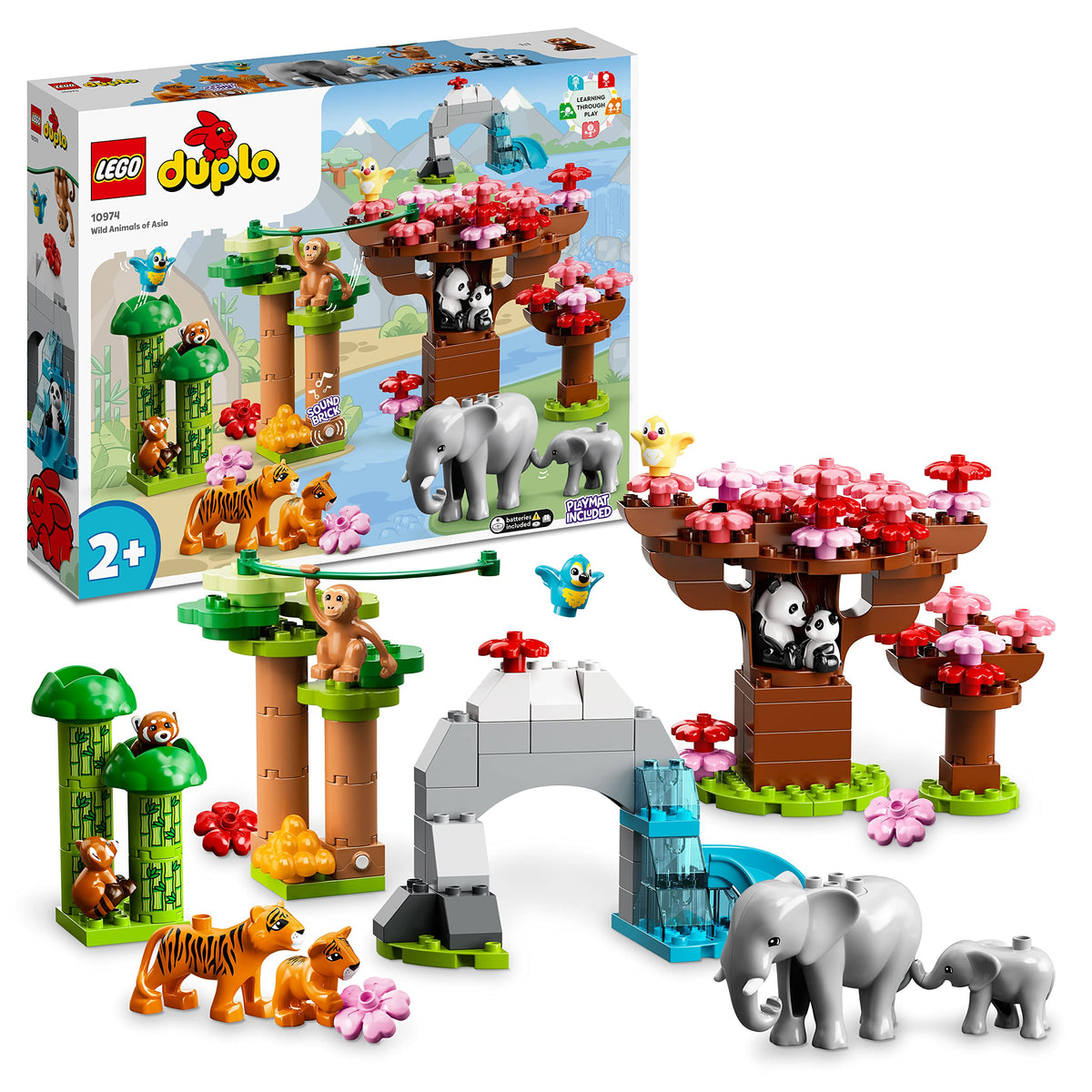 LEGO 10974 Les animaux sauvages d'Asie – Comme neuf | Grade A